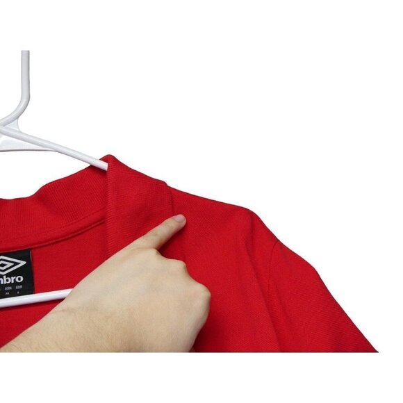 England Team Soccer Football Polo Shirt Training Umbro Original Sz L Logo - Picture 10 of 11